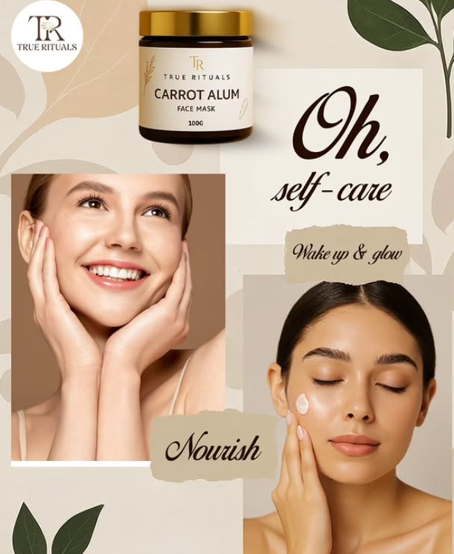 Carrot Alum Face Mask (100 g)